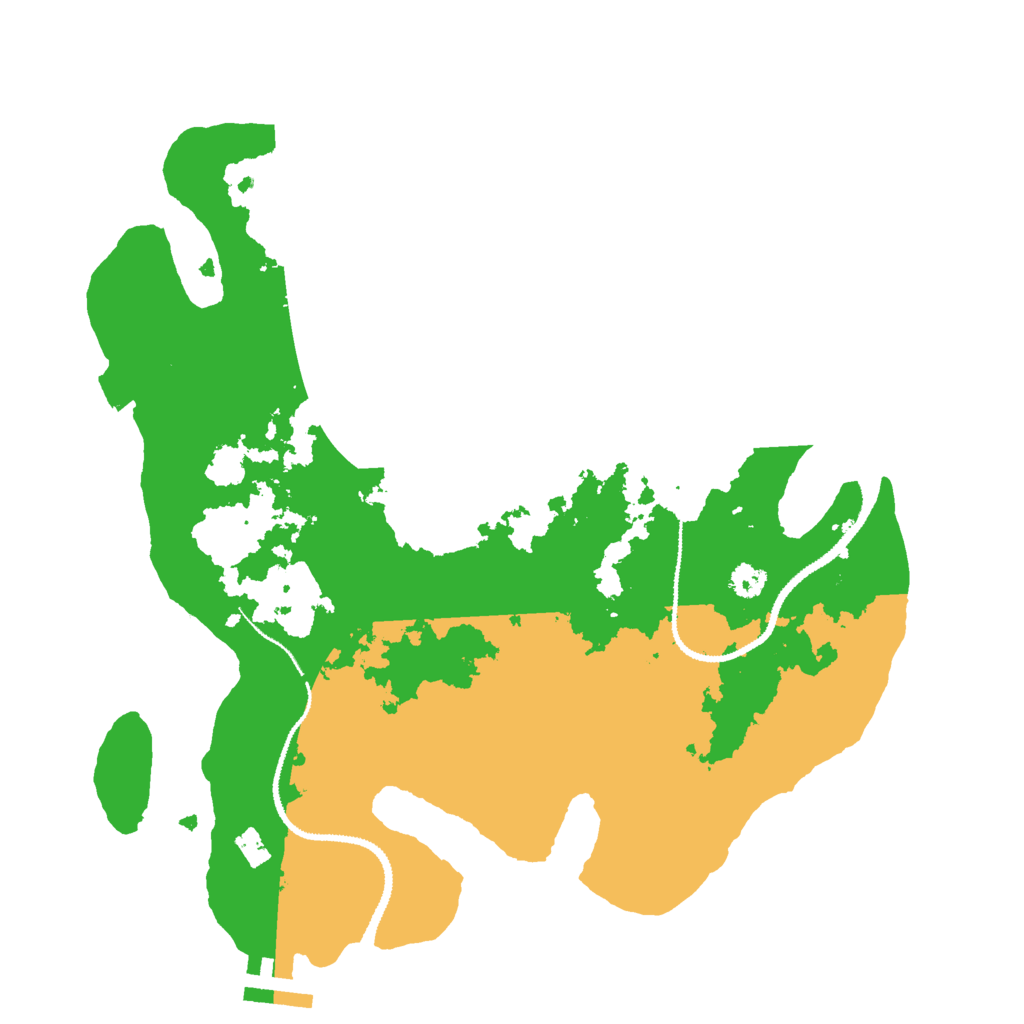 Biome Rust Map: Procedural Map, Size: 3000, Seed: 715451