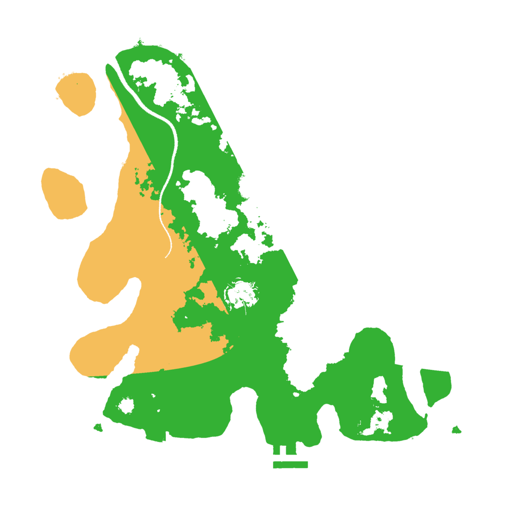 Biome Rust Map: Procedural Map, Size: 3000, Seed: 3694