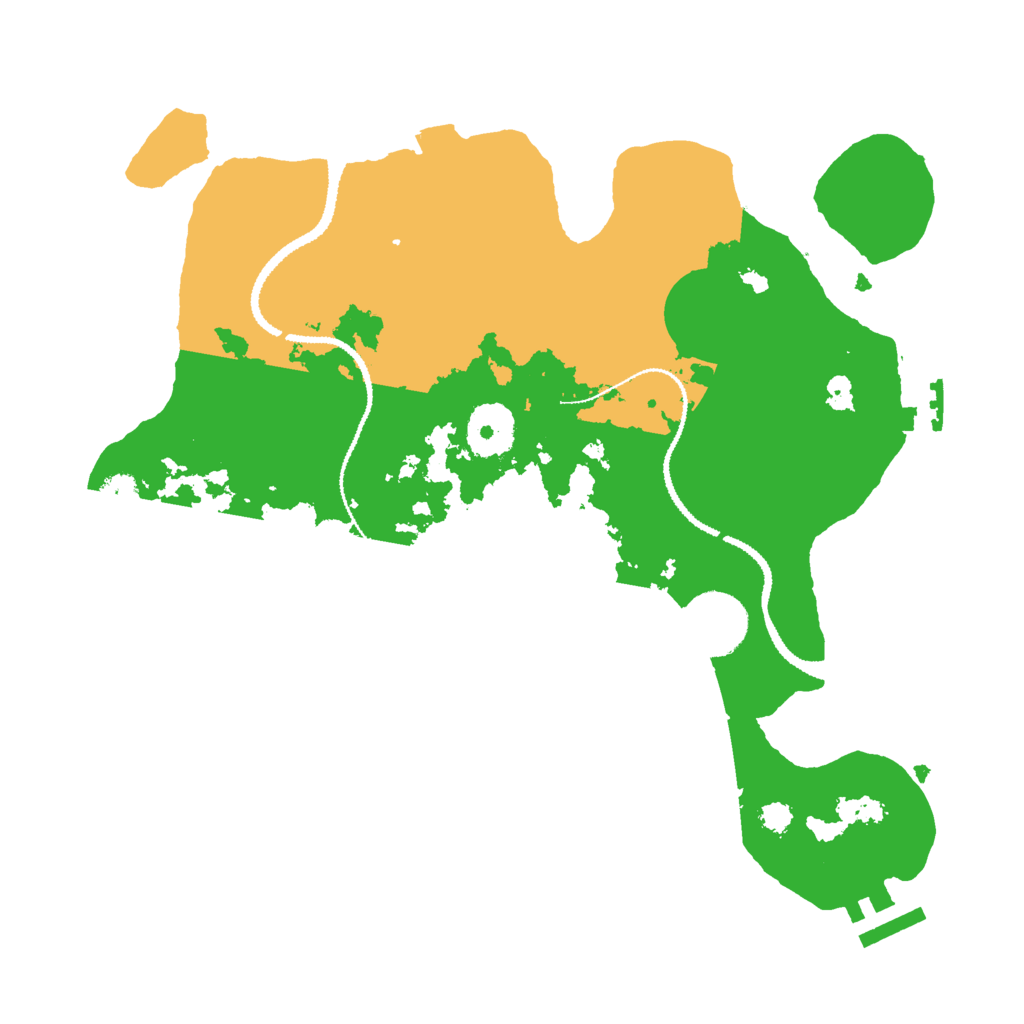 Biome Rust Map: Procedural Map, Size: 3000, Seed: 1616272328