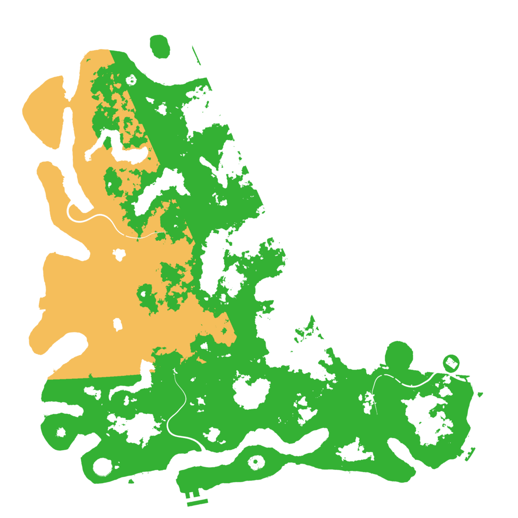 Biome Rust Map: Procedural Map, Size: 5000, Seed: 16082024