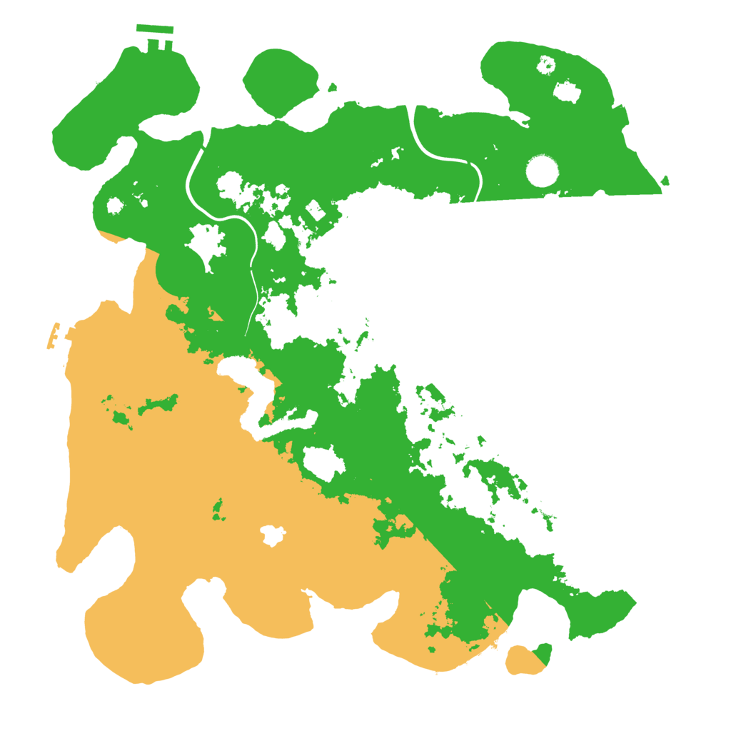 Biome Rust Map: Procedural Map, Size: 4000, Seed: 84258086