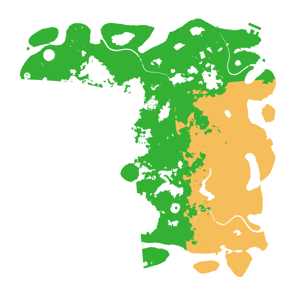 Biome Rust Map: Procedural Map, Size: 4500, Seed: 690646919