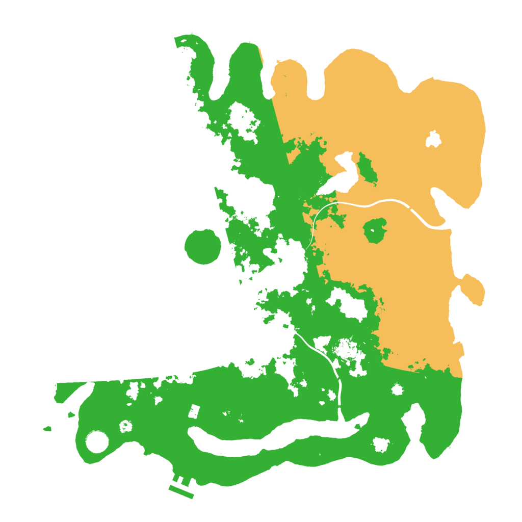 Biome Rust Map: Procedural Map, Size: 4096, Seed: 66533876