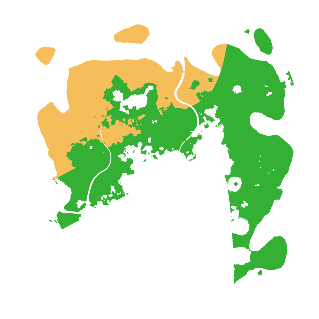 Biome Rust Map: Procedural Map, Size: 3300, Seed: 76919056