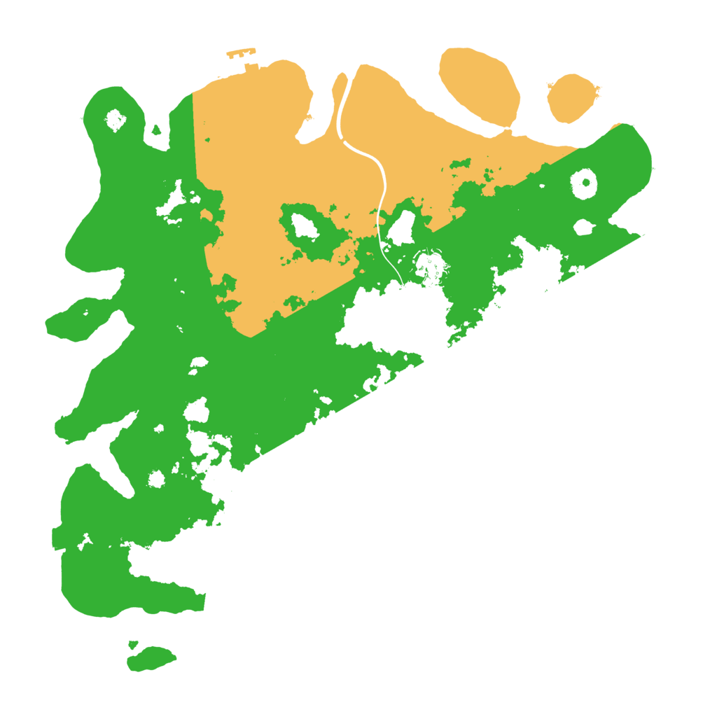 Biome Rust Map: Procedural Map, Size: 3750, Seed: 666507460