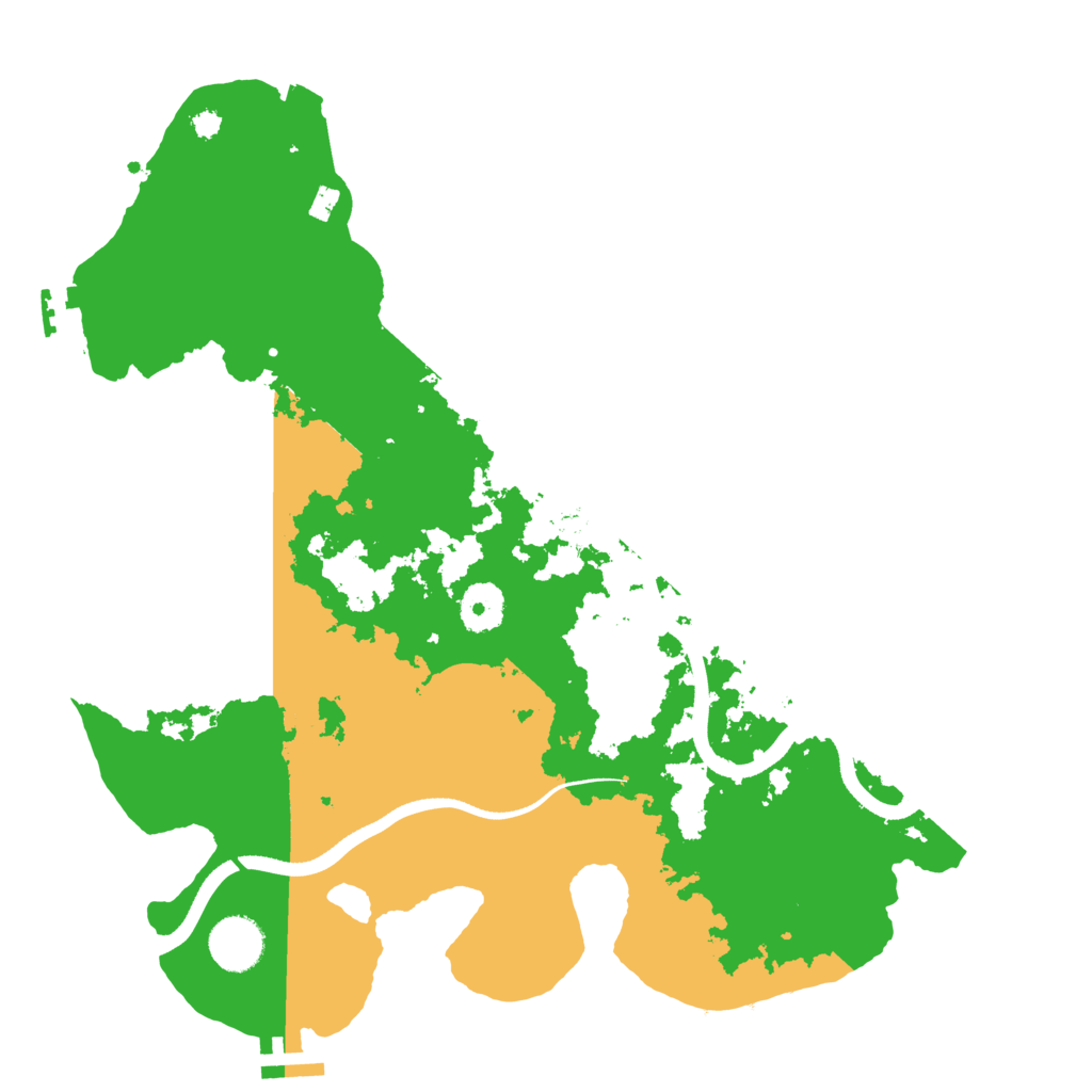 Biome Rust Map: Procedural Map, Size: 3500, Seed: 1424586320