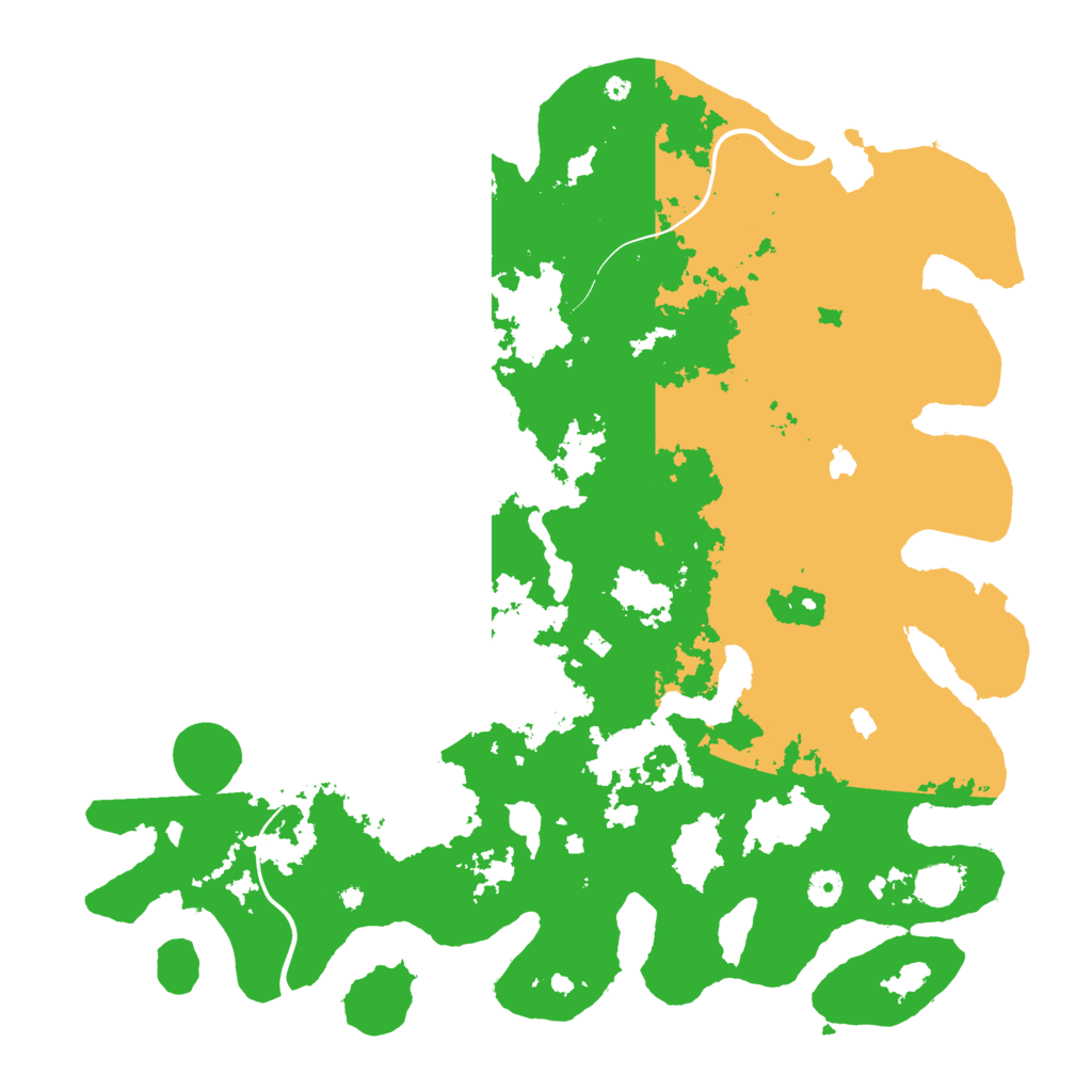 Biome Rust Map: Procedural Map, Size: 4500, Seed: 925786458