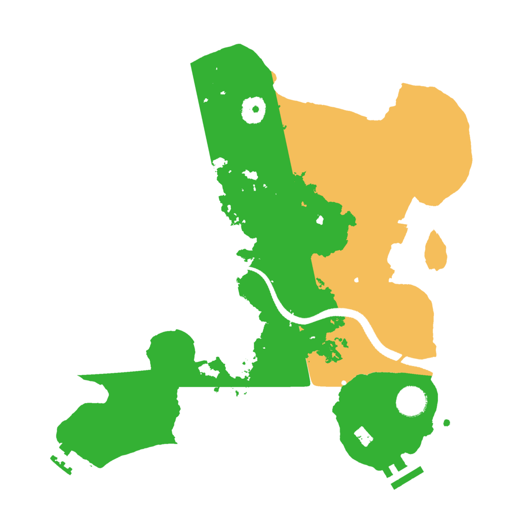 Biome Rust Map: Procedural Map, Size: 3000, Seed: 62357
