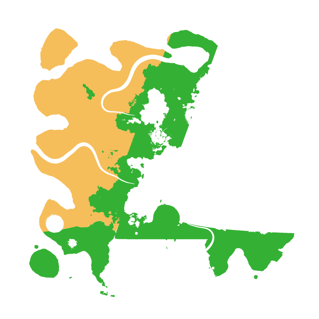Biome Rust Map: Procedural Map, Size: 3250, Seed: 1971277398