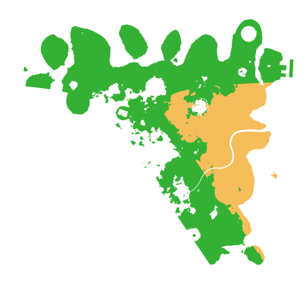 Biome Rust Map: Procedural Map, Size: 3500, Seed: 1742619920