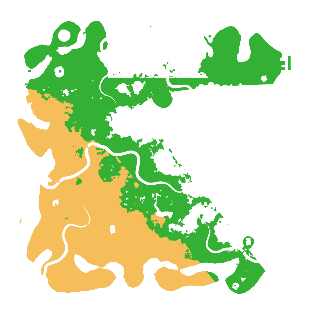 Biome Rust Map: Procedural Map, Size: 4500, Seed: 298557093