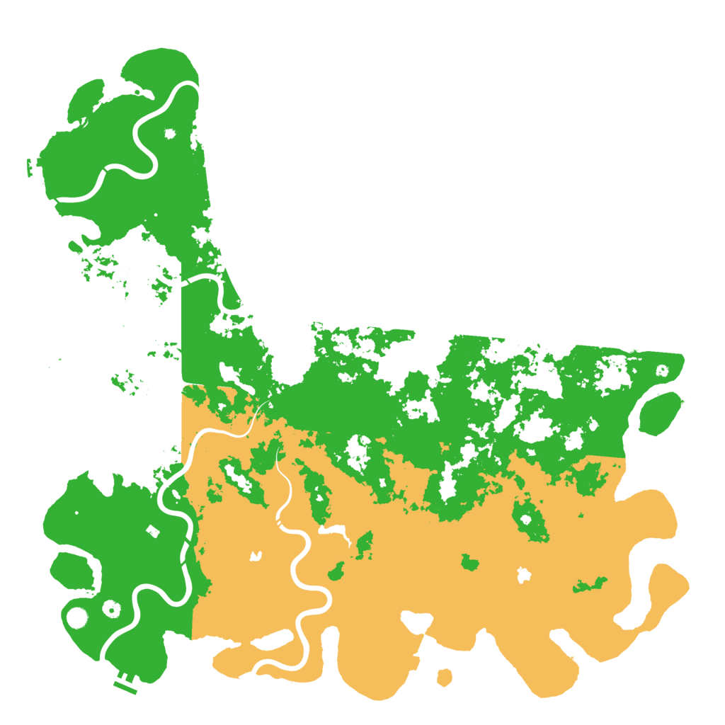 Biome Rust Map: Procedural Map, Size: 6000, Seed: 1207672682