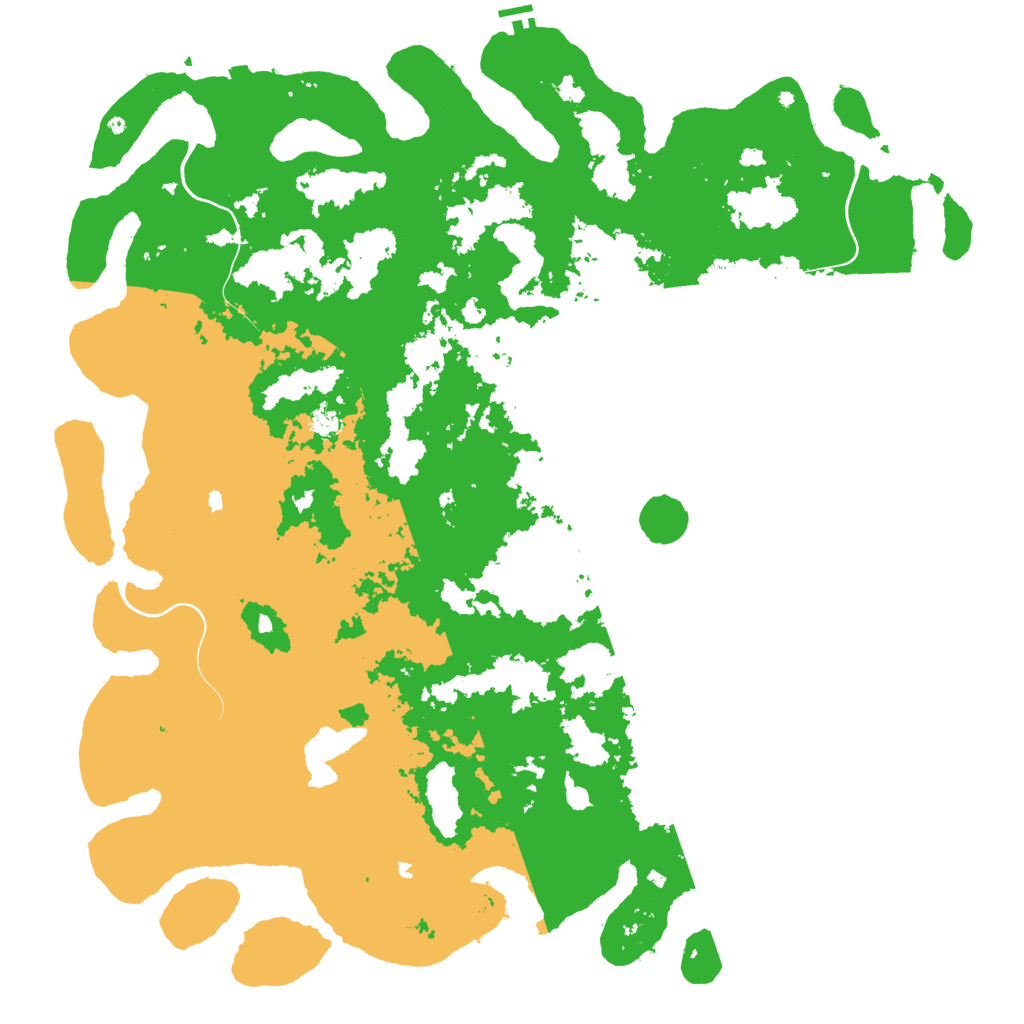 Biome Rust Map: Procedural Map, Size: 6000, Seed: 9546229