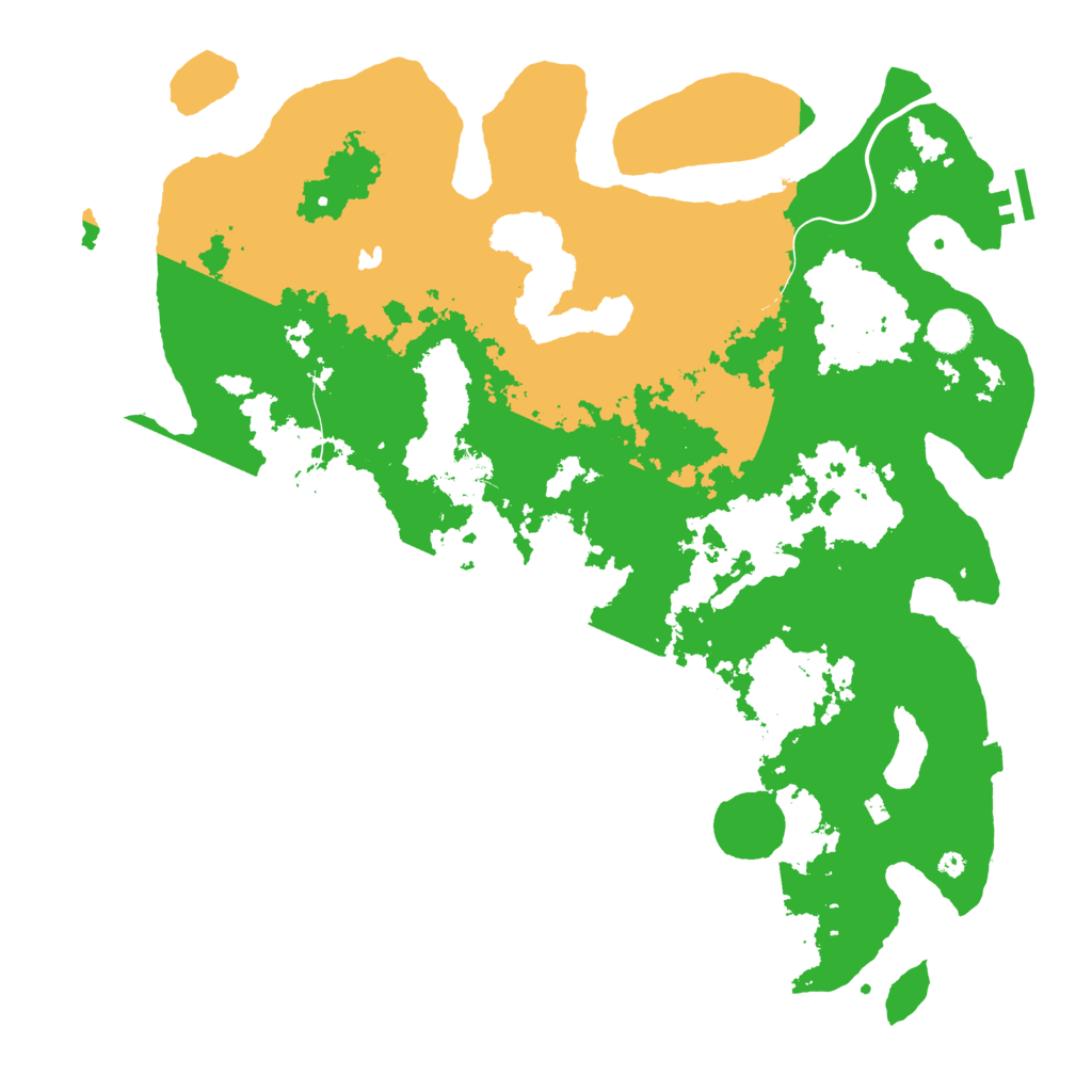 Biome Rust Map: Procedural Map, Size: 4300, Seed: 73456