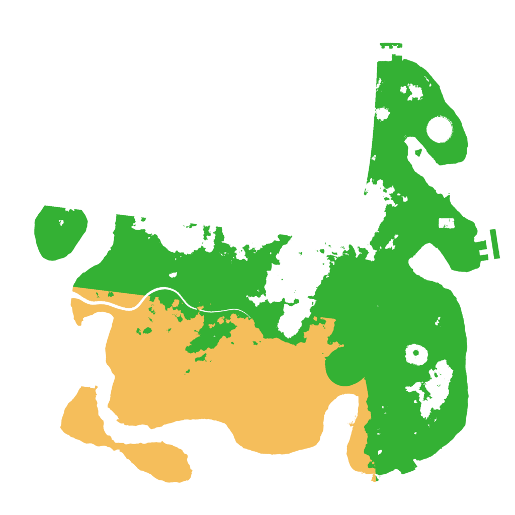 Biome Rust Map: Procedural Map, Size: 3500, Seed: 179028985