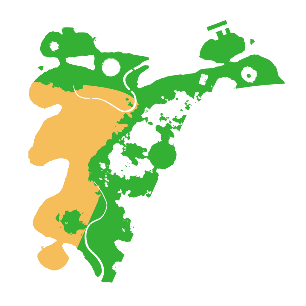 Biome Rust Map: Procedural Map, Size: 3000, Seed: 156934832