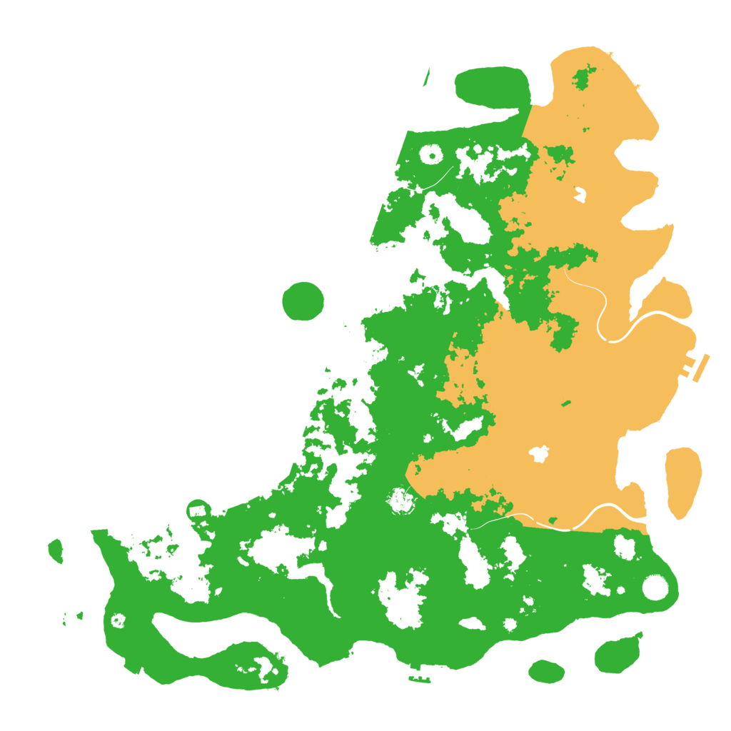 Biome Rust Map: Procedural Map, Size: 5000, Seed: 8174