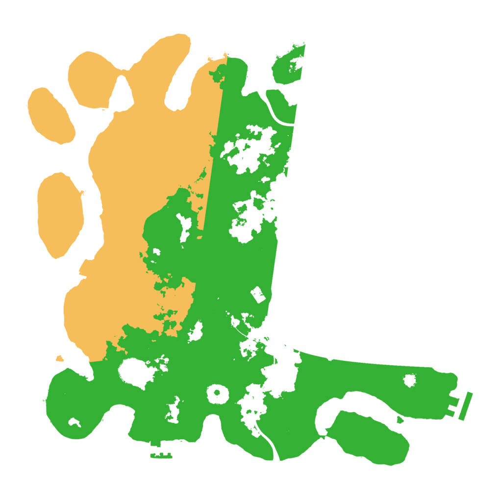 Biome Rust Map: Procedural Map, Size: 3500, Seed: 804822758