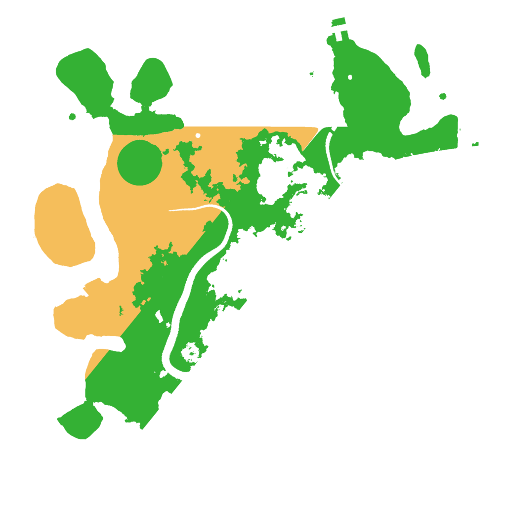 Biome Rust Map: Procedural Map, Size: 3000, Seed: 756745645
