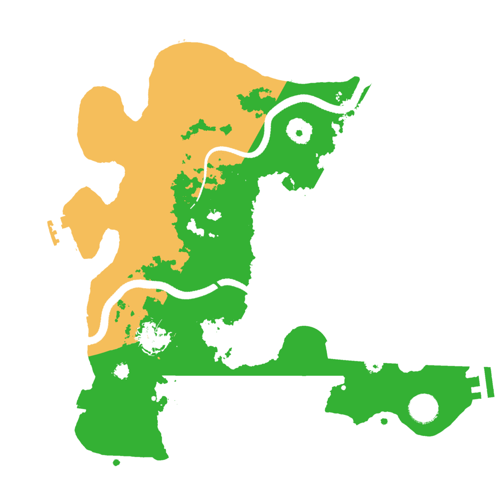 Biome Rust Map: Procedural Map, Size: 3000, Seed: 5551234