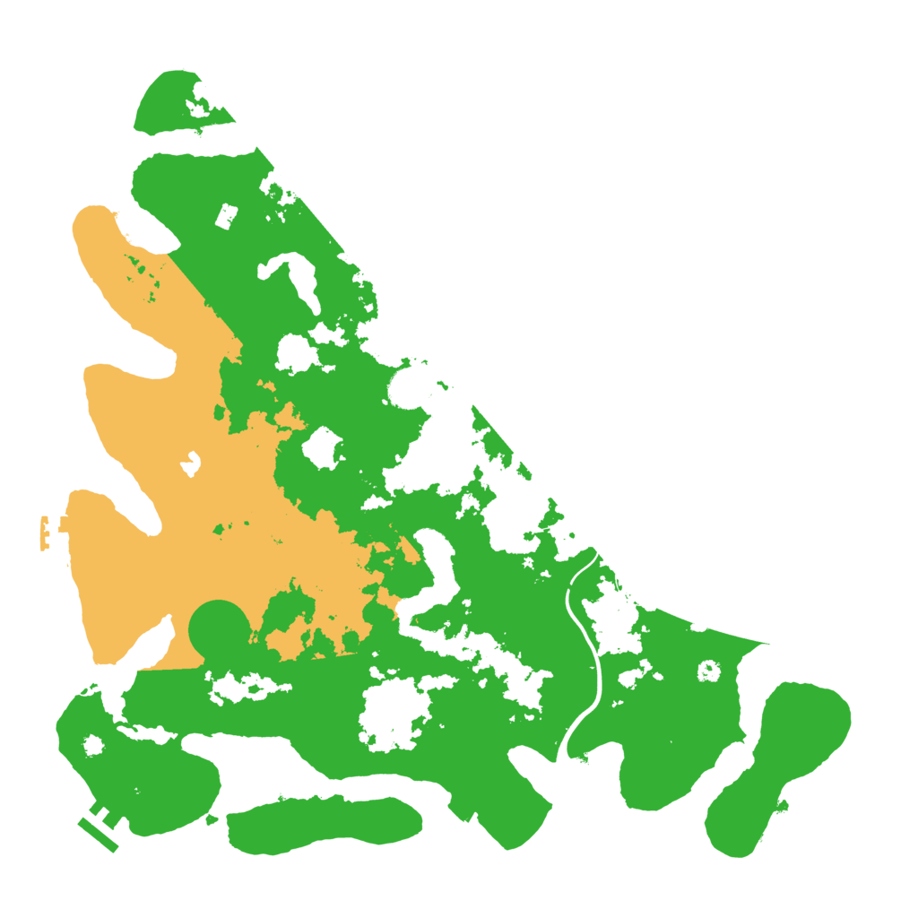 Biome Rust Map: Procedural Map, Size: 4000, Seed: 1265485