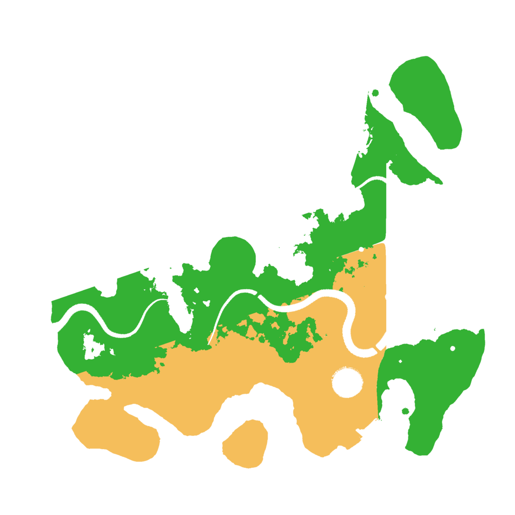 Biome Rust Map: Procedural Map, Size: 3000, Seed: 1486068362