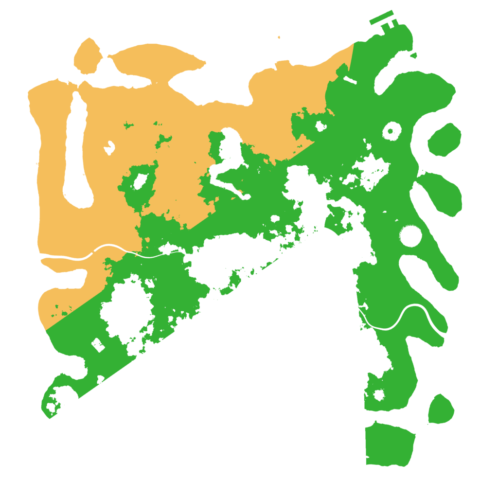 Biome Rust Map: Procedural Map, Size: 4000, Seed: 170709633