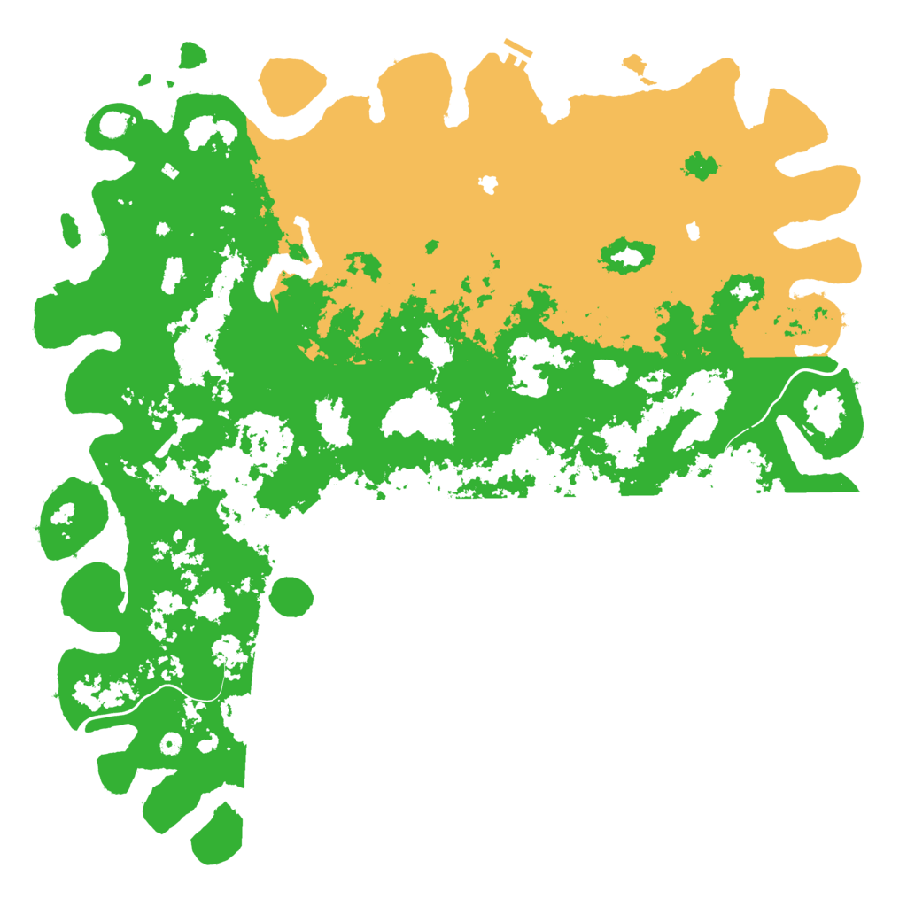 Biome Rust Map: Procedural Map, Size: 6000, Seed: 3473475