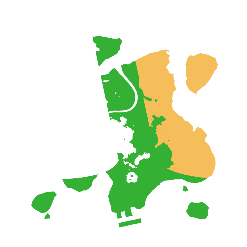 Biome Rust Map: Procedural Map, Size: 2200, Seed: 1655