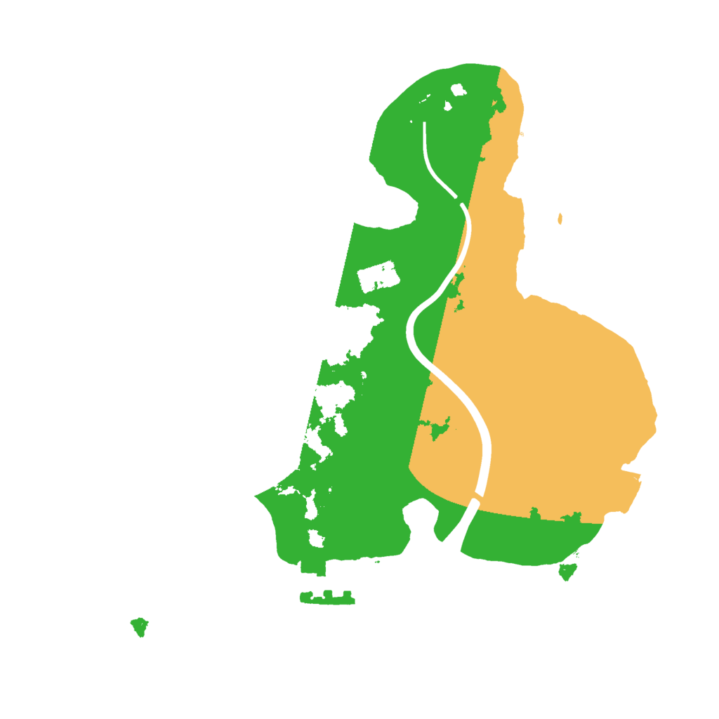 Biome Rust Map: Procedural Map, Size: 2000, Seed: 985353601