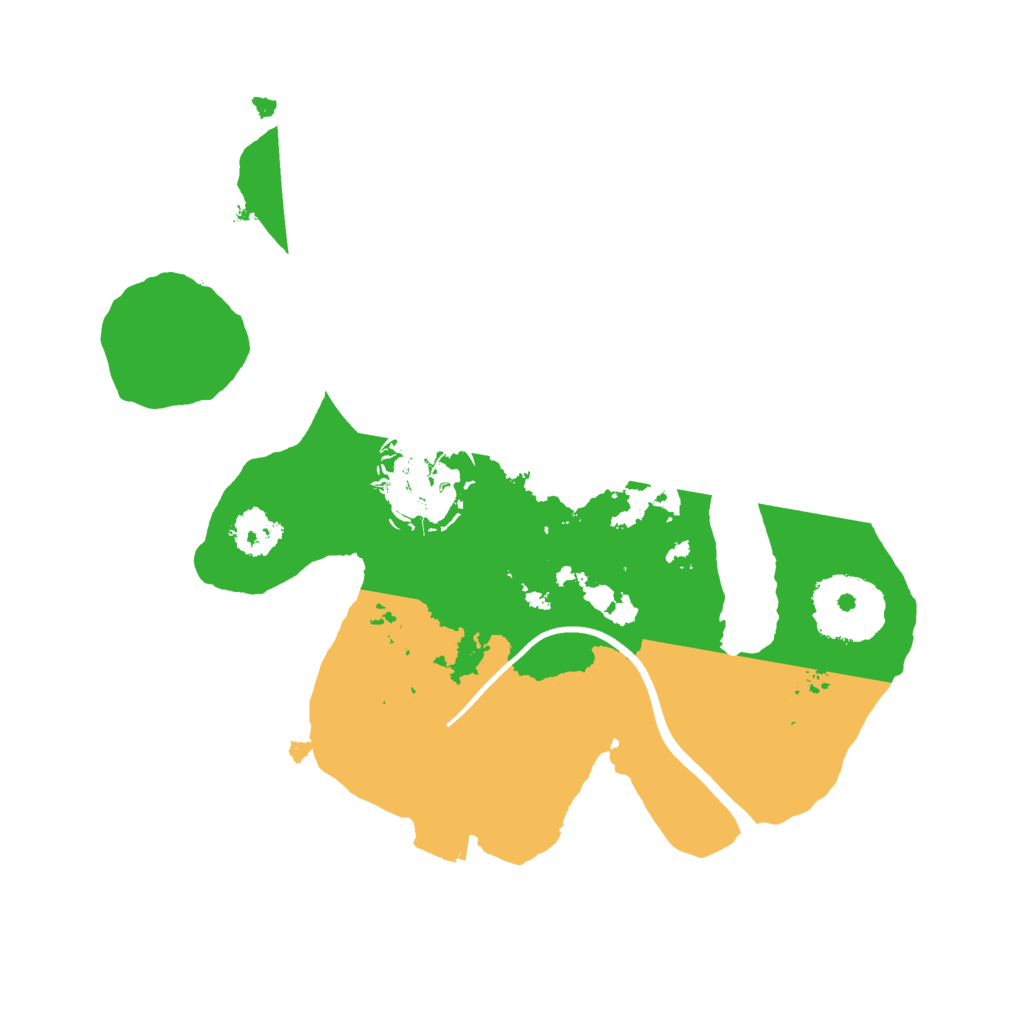 Biome Rust Map: Procedural Map, Size: 2200, Seed: 4489