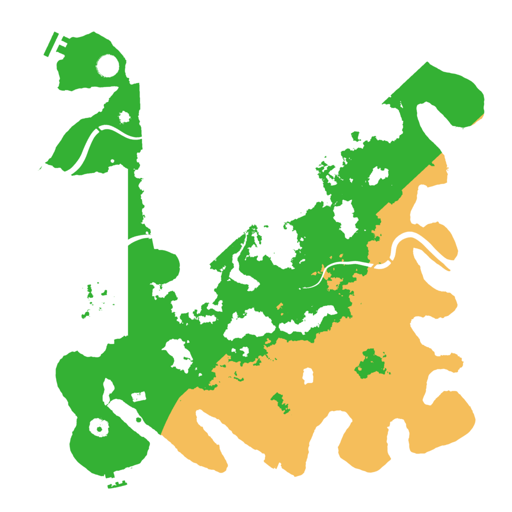 Biome Rust Map: Procedural Map, Size: 4000, Seed: 21352926