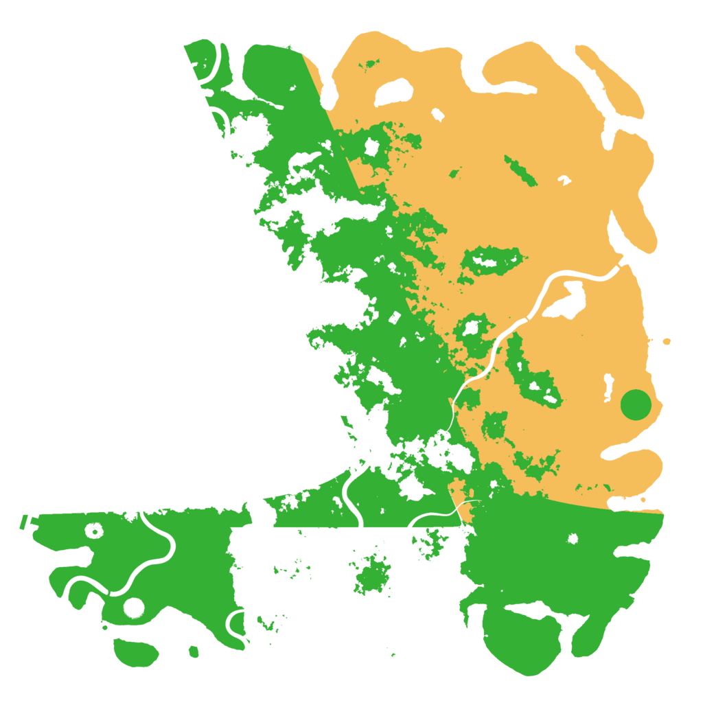 Biome Rust Map: Procedural Map, Size: 6000, Seed: 450252958