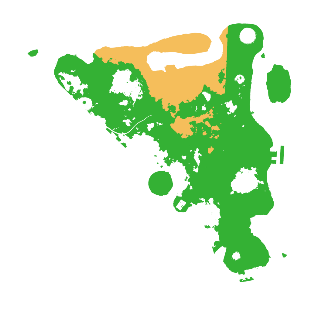 Biome Rust Map: Procedural Map, Size: 3400, Seed: 647559