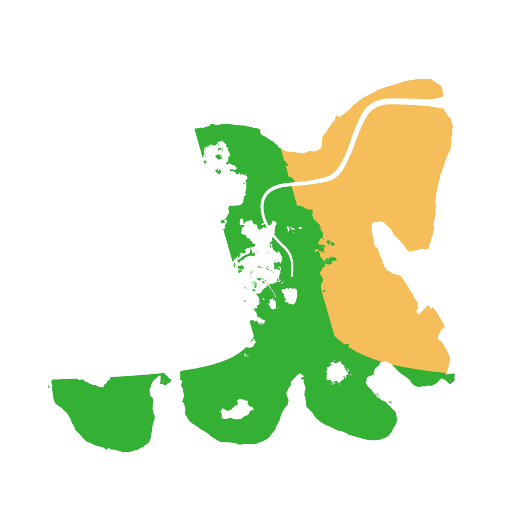 Biome Rust Map: Procedural Map, Size: 2200, Seed: 5879