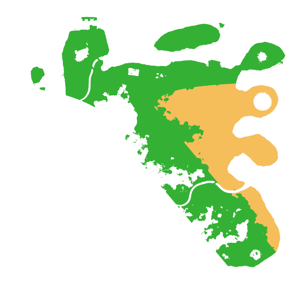 Biome Rust Map: Procedural Map, Size: 3000, Seed: 287630609