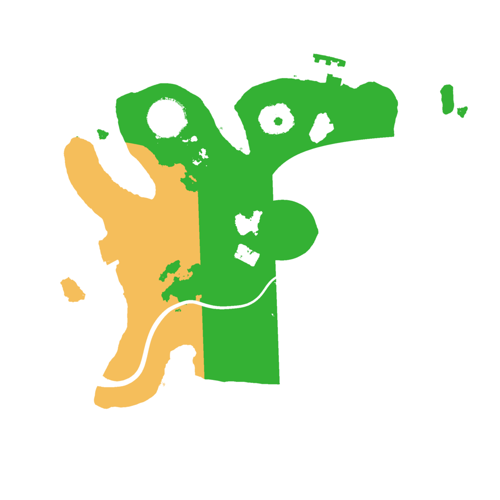 Biome Rust Map: Procedural Map, Size: 2300, Seed: 2547879