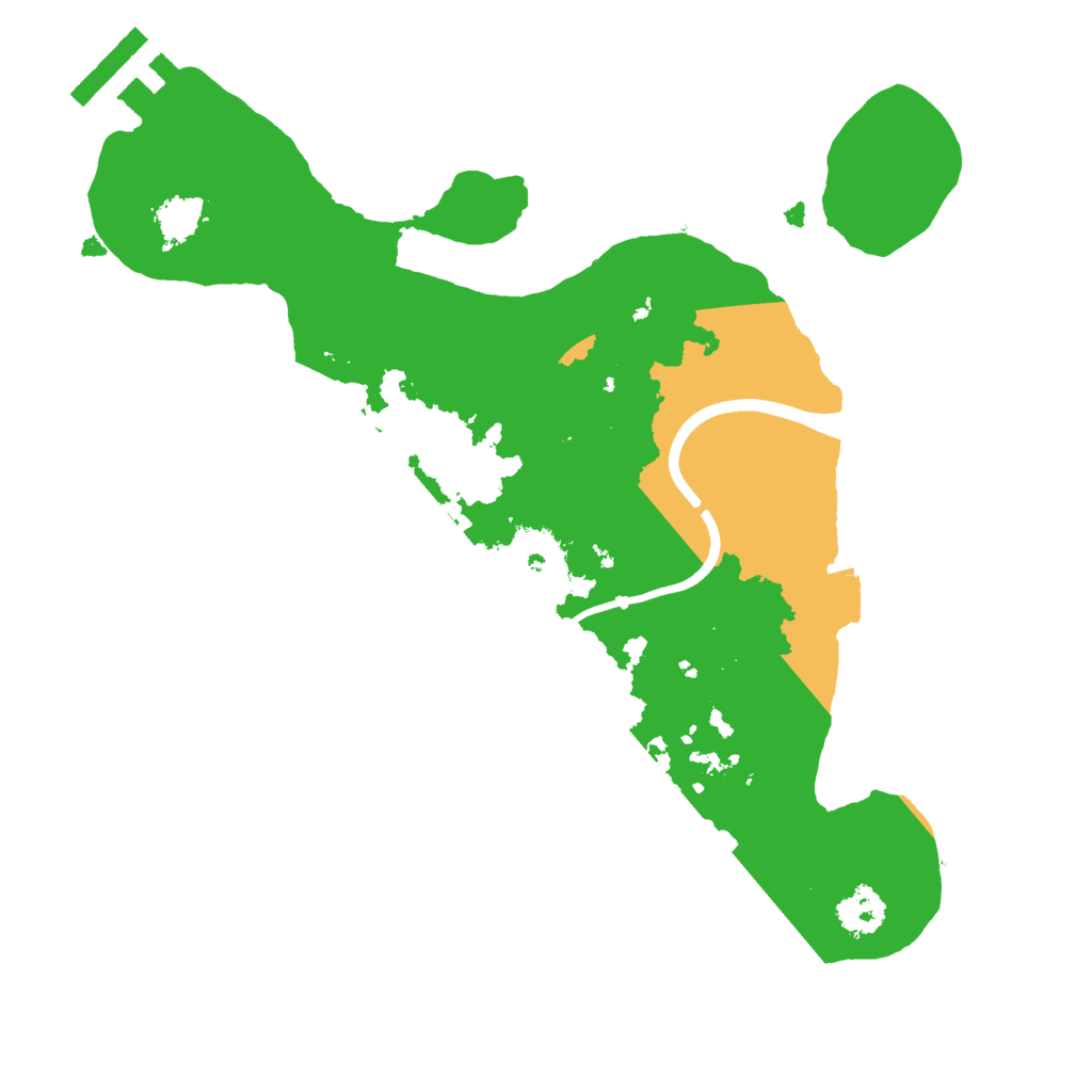 Biome Rust Map: Procedural Map, Size: 2350, Seed: 58749