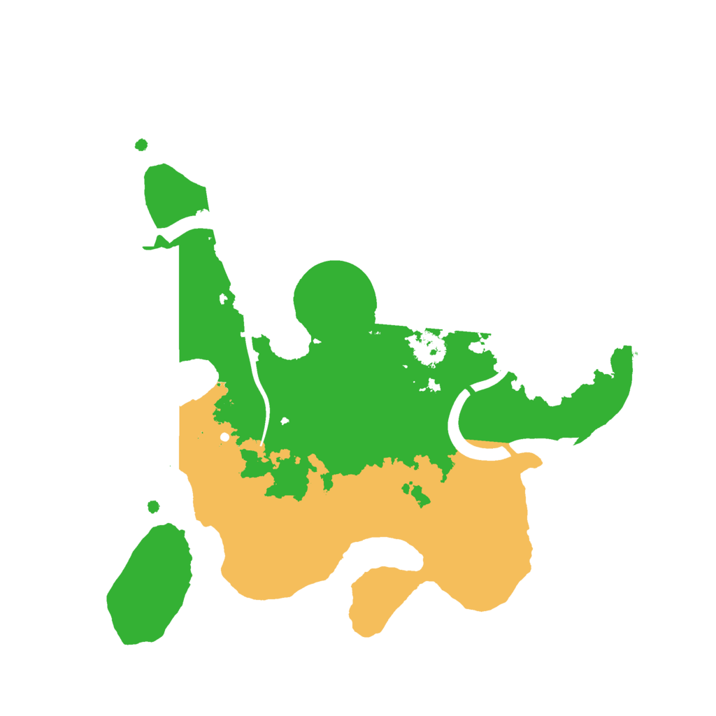 Biome Rust Map: Procedural Map, Size: 2350, Seed: 12346