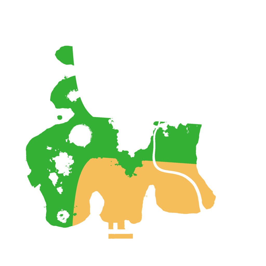 Biome Rust Map: Procedural Map, Size: 2200, Seed: 987564