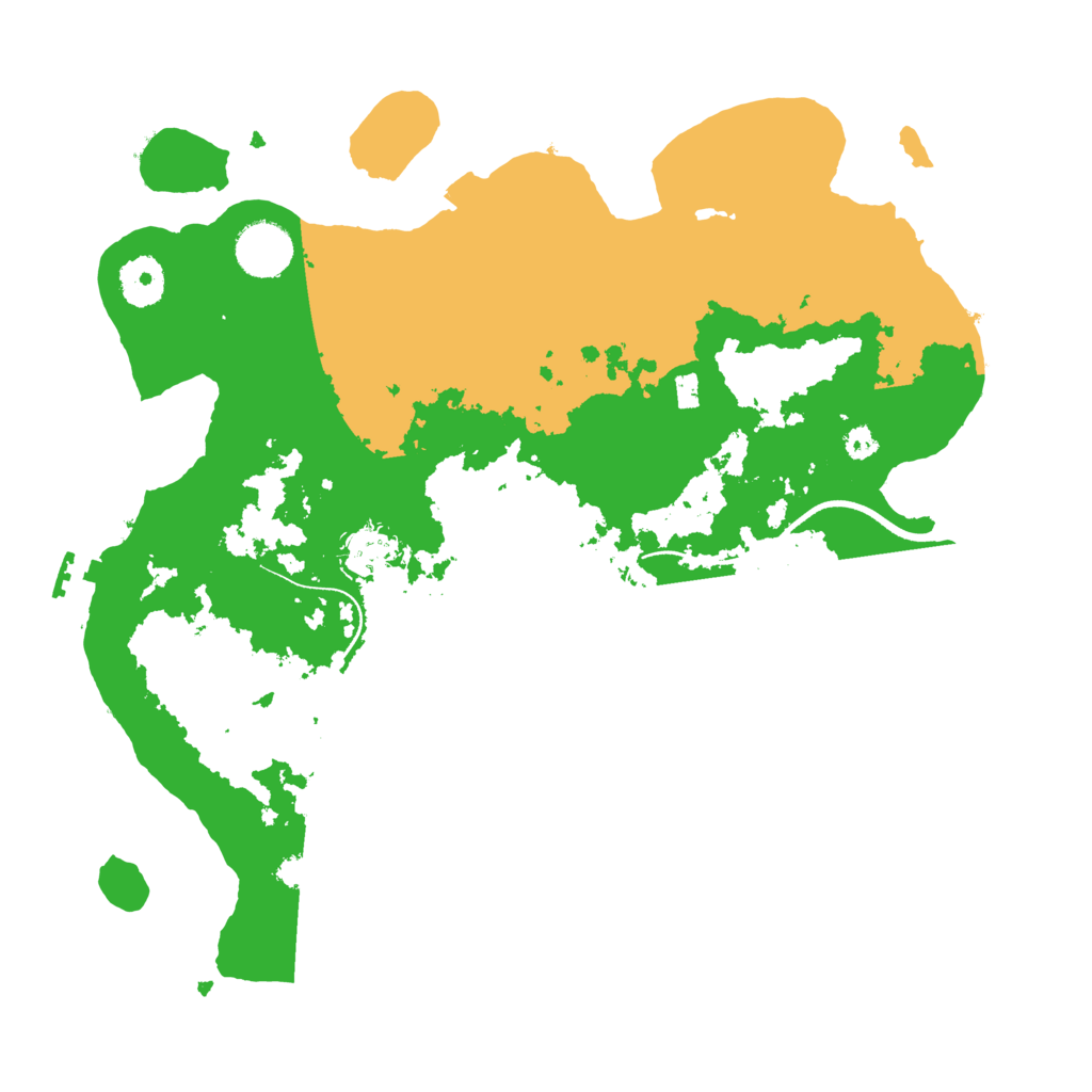 Biome Rust Map: Procedural Map, Size: 3444, Seed: 50000