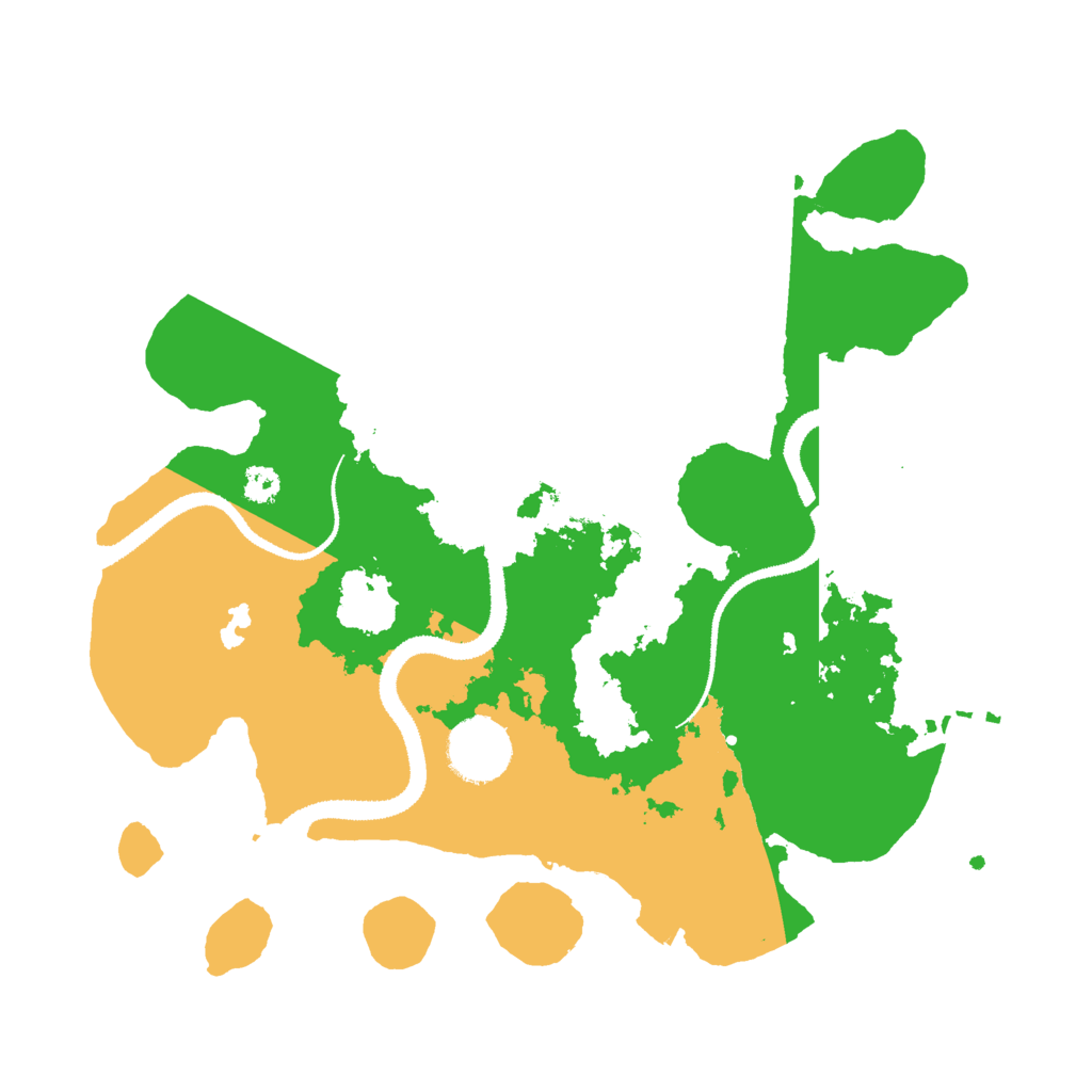 Biome Rust Map: Procedural Map, Size: 3000, Seed: 385459282