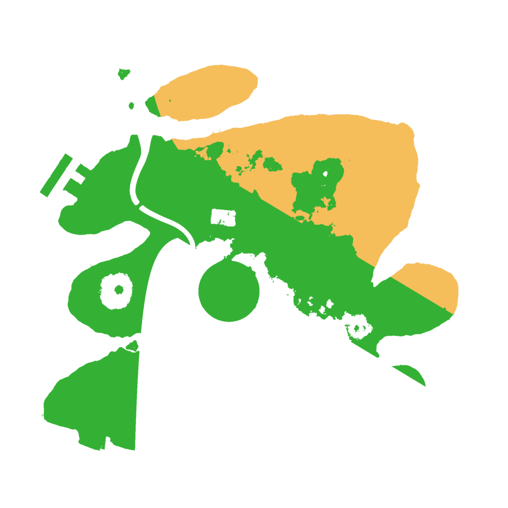 Biome Rust Map: Procedural Map, Size: 2200, Seed: 8877169