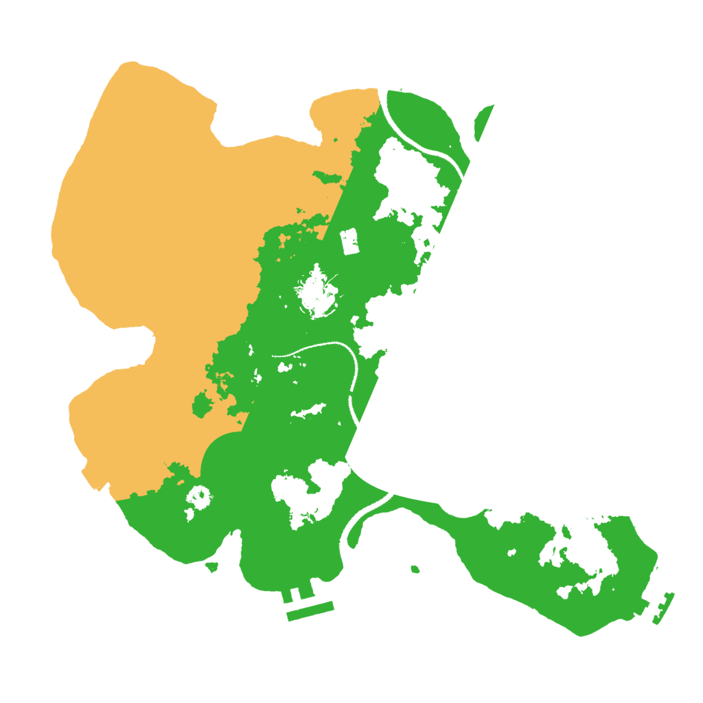 Biome Rust Map: Procedural Map, Size: 3000, Seed: 55624