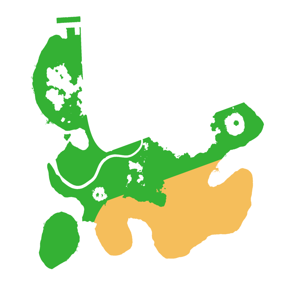 Biome Rust Map: Procedural Map, Size: 2200, Seed: 102138