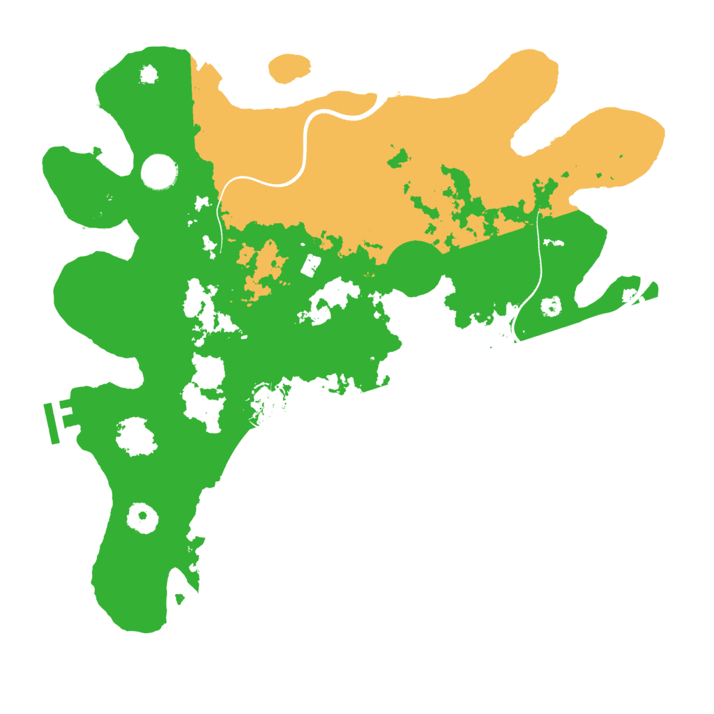 Biome Rust Map: Procedural Map, Size: 3500, Seed: 791349367