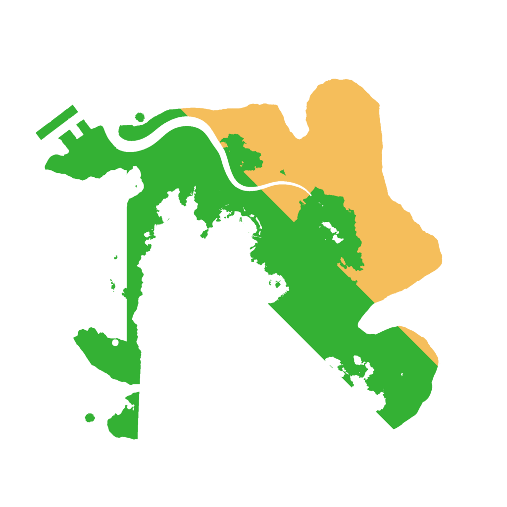 Biome Rust Map: Procedural Map, Size: 2200, Seed: 800869