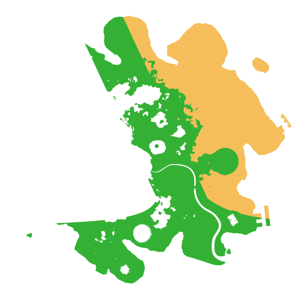 Biome Rust Map: Procedural Map, Size: 3000, Seed: 173925719