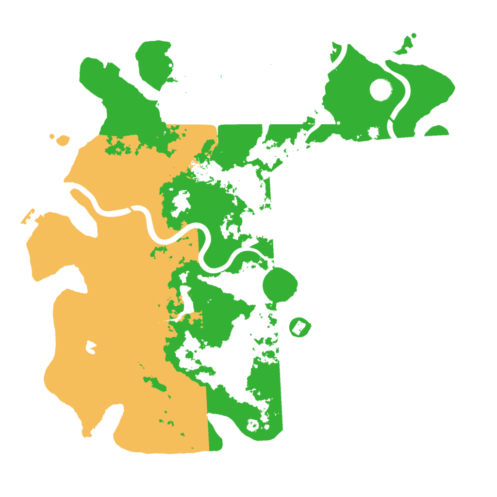 Biome Rust Map: Procedural Map, Size: 4000, Seed: 13420