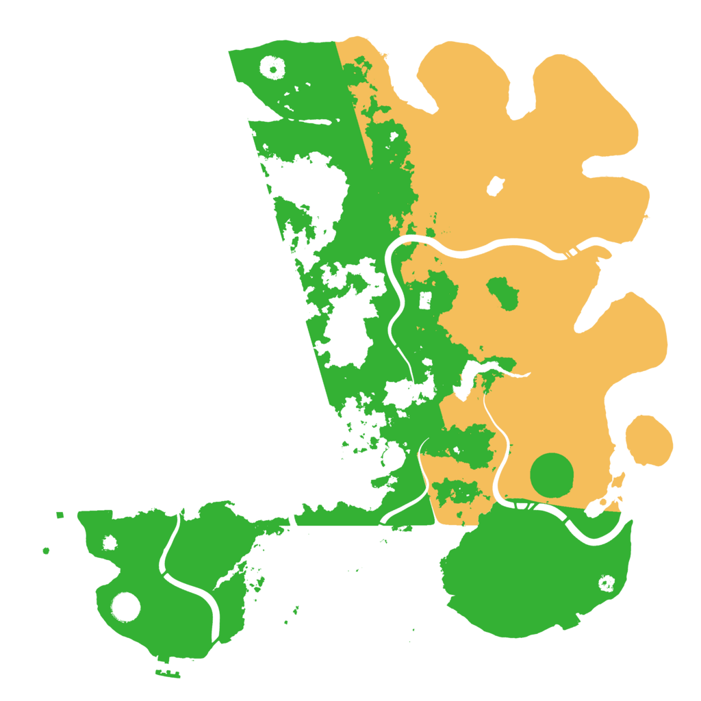 Biome Rust Map: Procedural Map, Size: 4250, Seed: 488707848